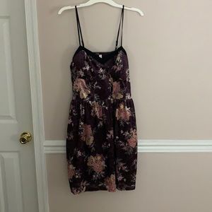 Purple and Floral Dress Size XXL
